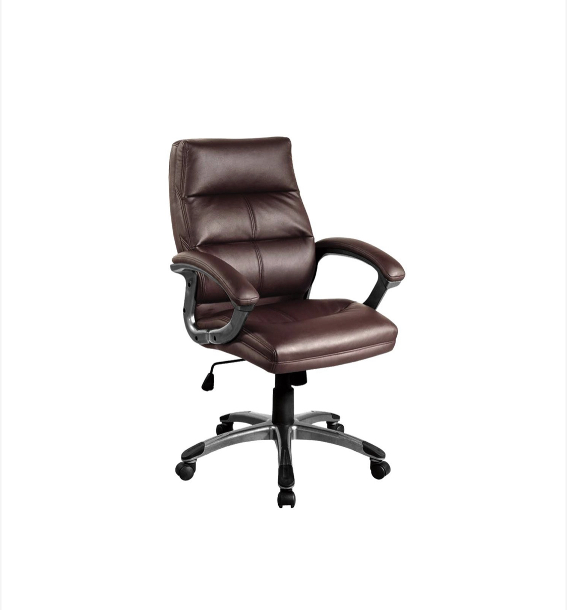 Telford Polyurethane Executive Chair (Cherry Brown)