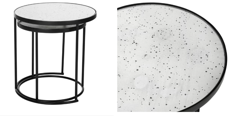 Luxe Round Table with Glass Top