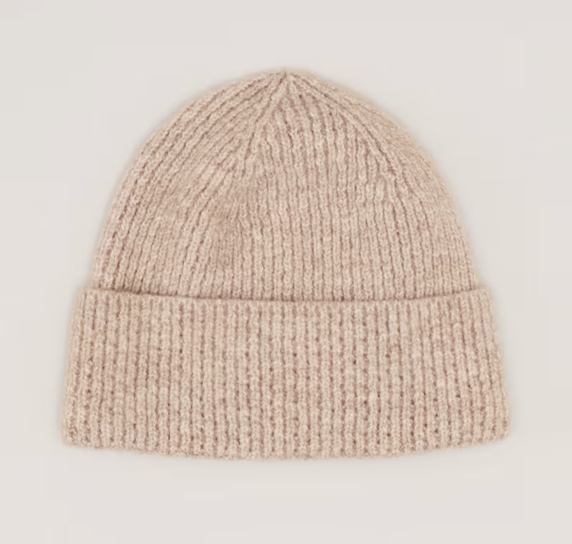Camel Knitted Beanie