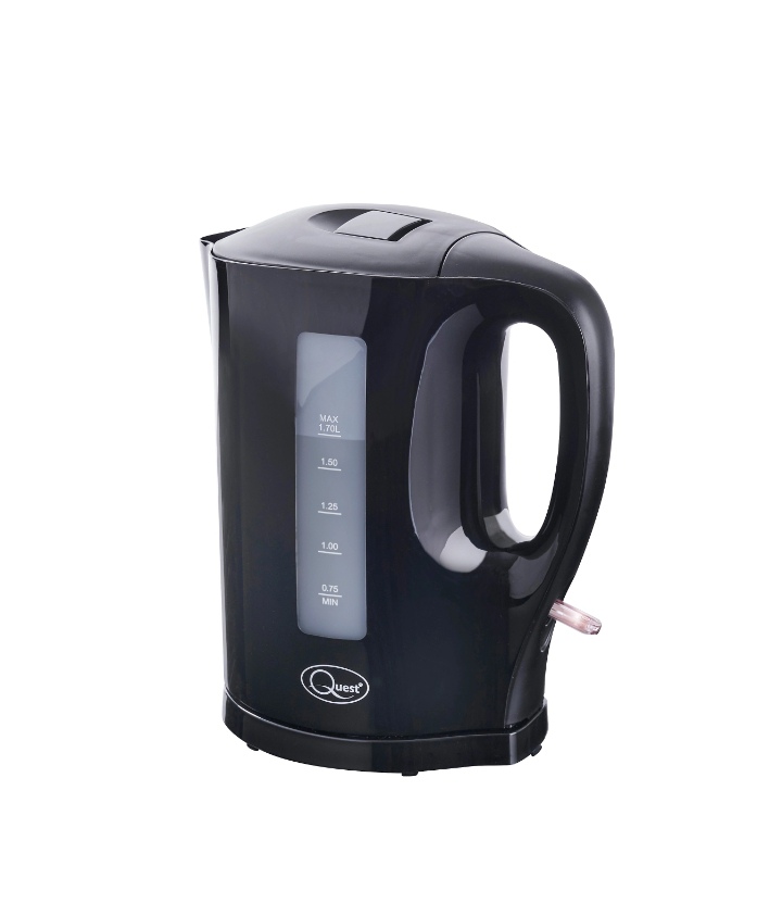 Quest Black 1.7L Kettle