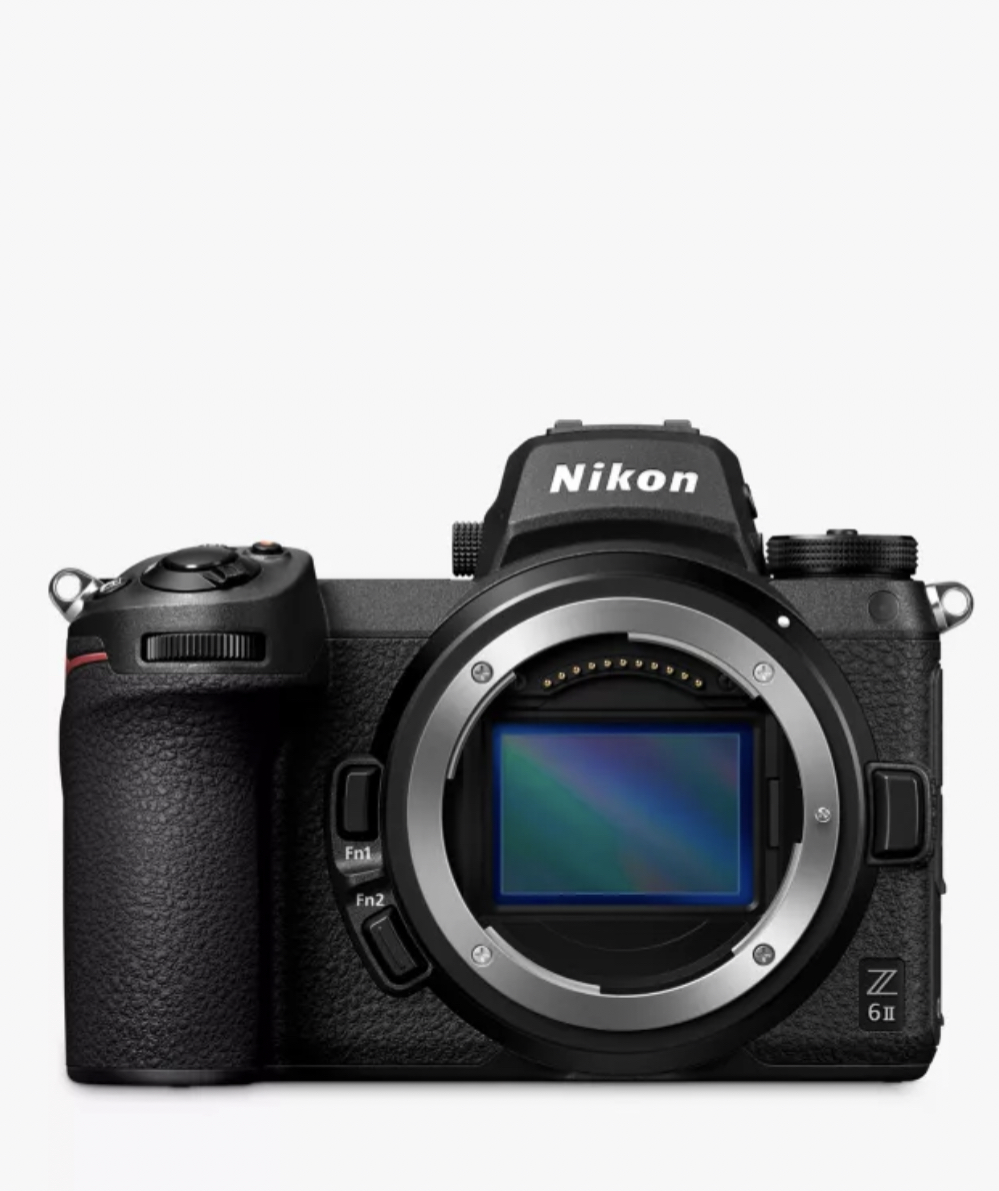 Nikon Z6 II Compact System Camera, 4K UHD, 24.5MP, Wi-Fi, Bluetooth, OLED EVF, 3.2" Tiltable Touch Screen, Body Only