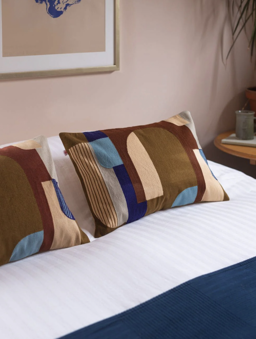 Moab Cotton Embroidered Cushion Cover