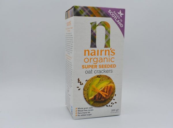 ORGANIC SUPER SEEDED OAT CRACKERS