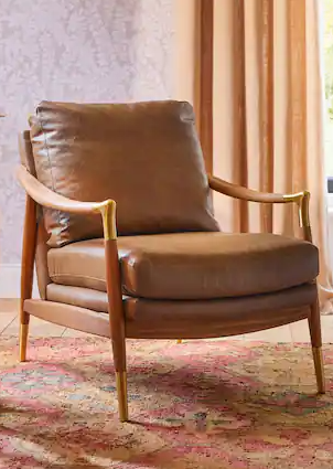 Flinton Wooden Accent Chair