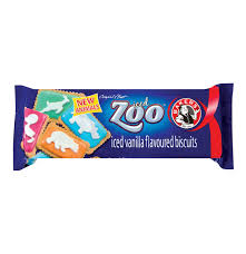 Bakers Iced Zoo Biscuits 150g