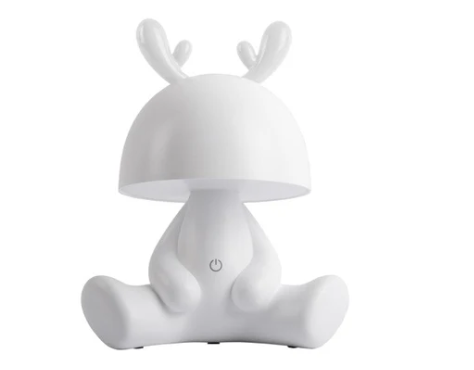 Table Lamp Deer - White
