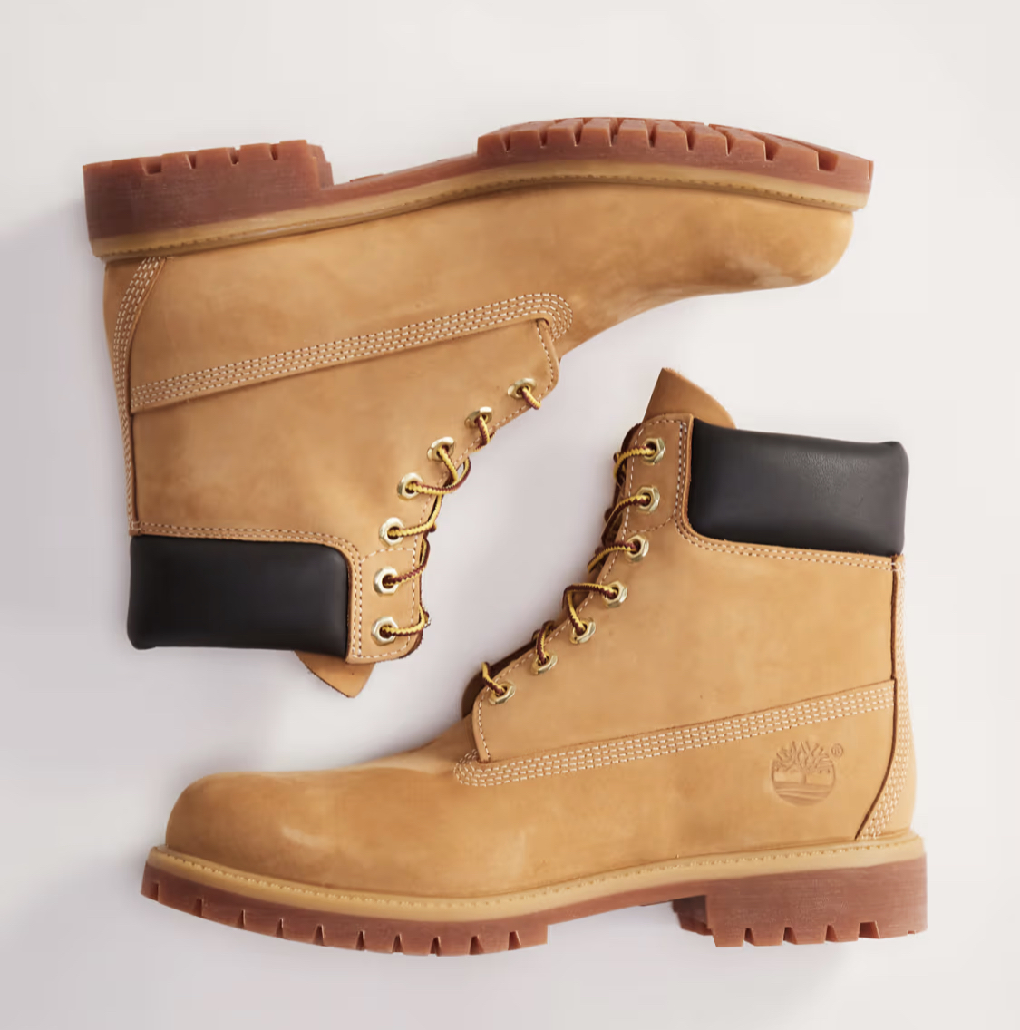 Timberland premium 6 inch boots in wheat tan nubuck