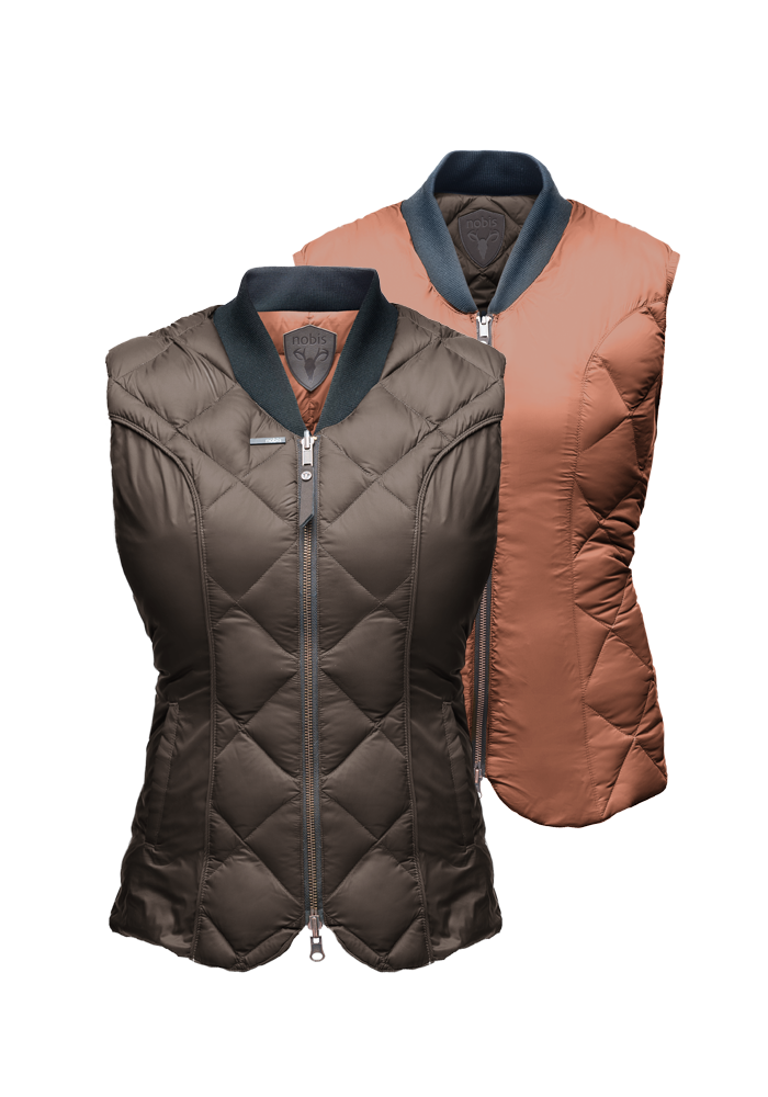 Talia Ladies Reversible Quilted Vest