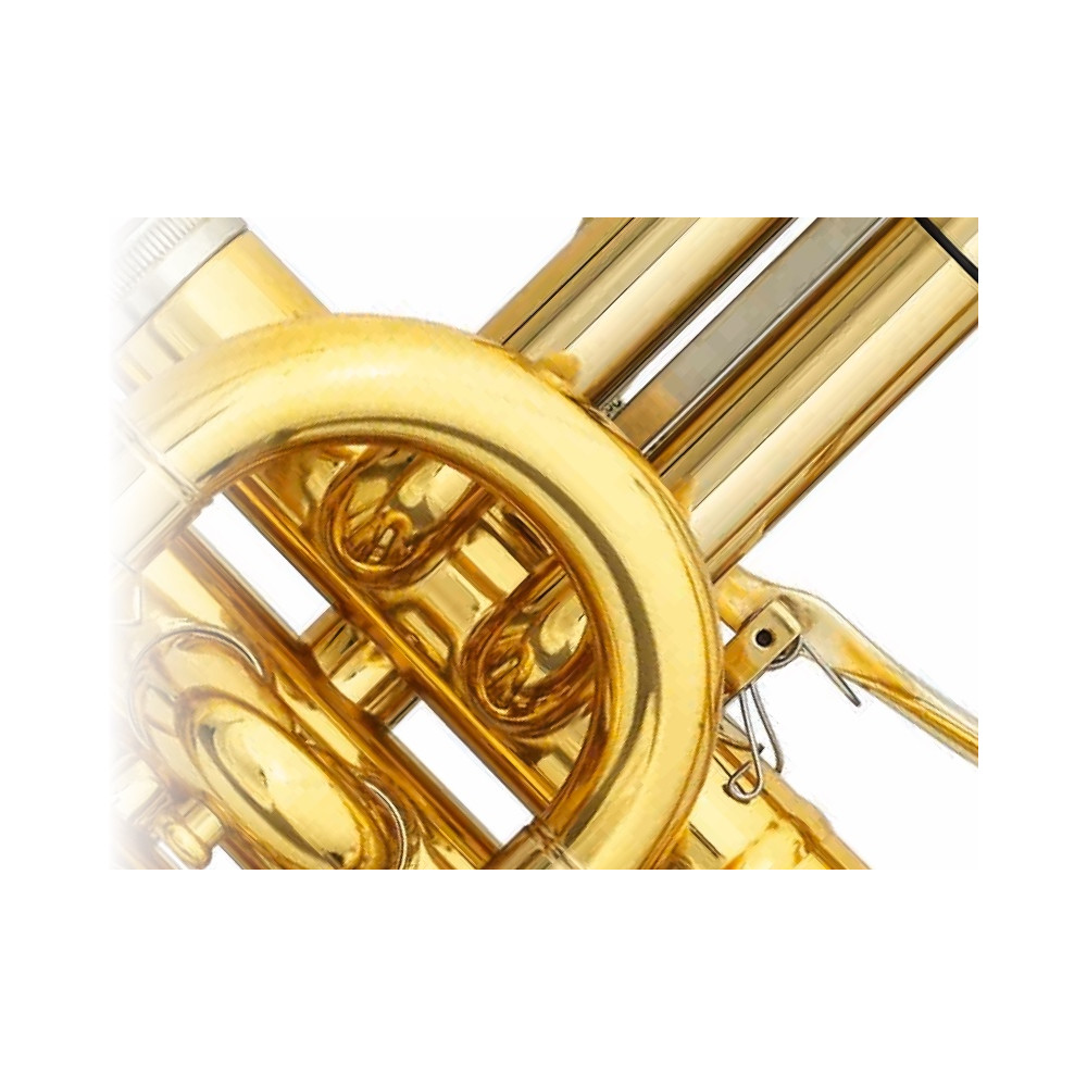 B&S CHALLENGER II BROCHON 31422-8-0 CORNET GOLD BRASS BELL GOLD LACQUER FINISH