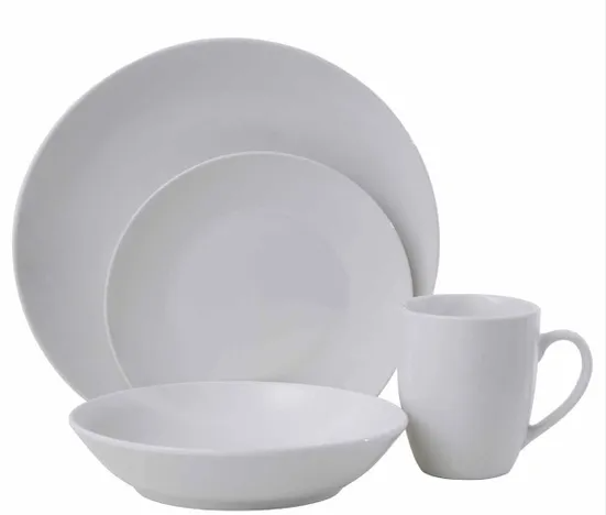 Premier Housewares 16pc Dinner Set, White