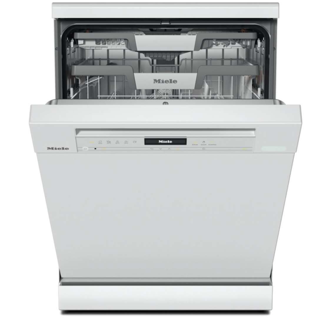 Miele G7600SCWH 60cm Freestanding AutoDos PowerDisk Dishwasher – WHITE
