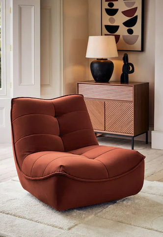 Lucca Swivel Pillow Accent Chair
