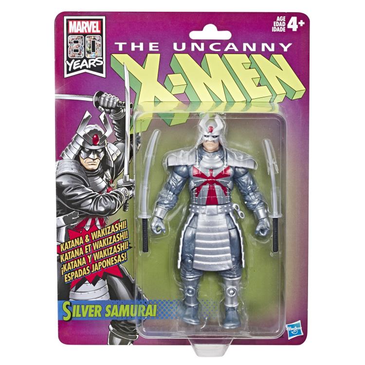 (RELEASED) THE UNCANNY X-MEN MARVEL LEGENDS RETRO COLLECTION SILVER SAMURAI