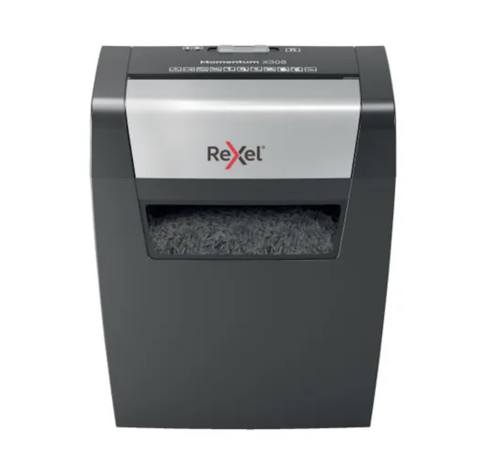 Rexel Momentum X308 8 Sheet Cross Cut Shredder