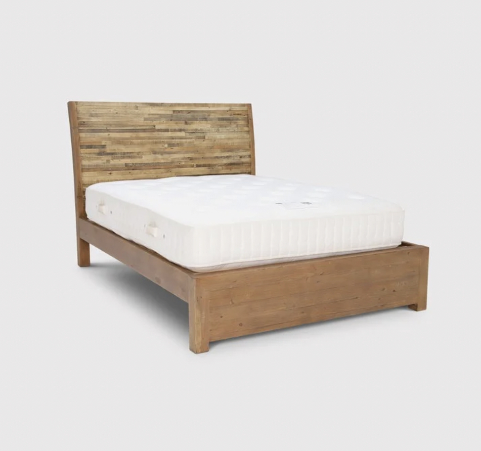 Charlie  Reclaimed Wood King Low End Bed Frame