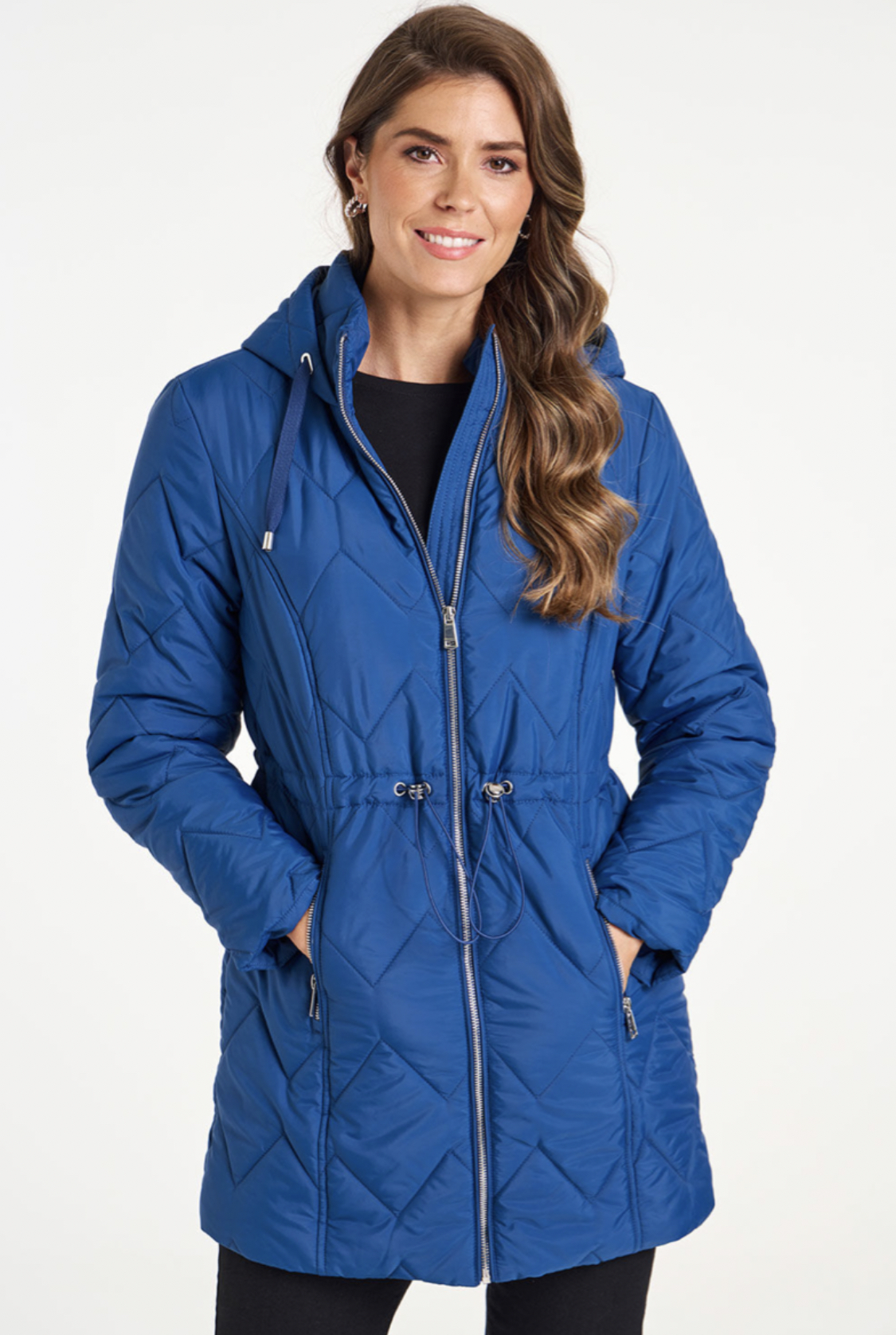 Quilted Coat with Hood