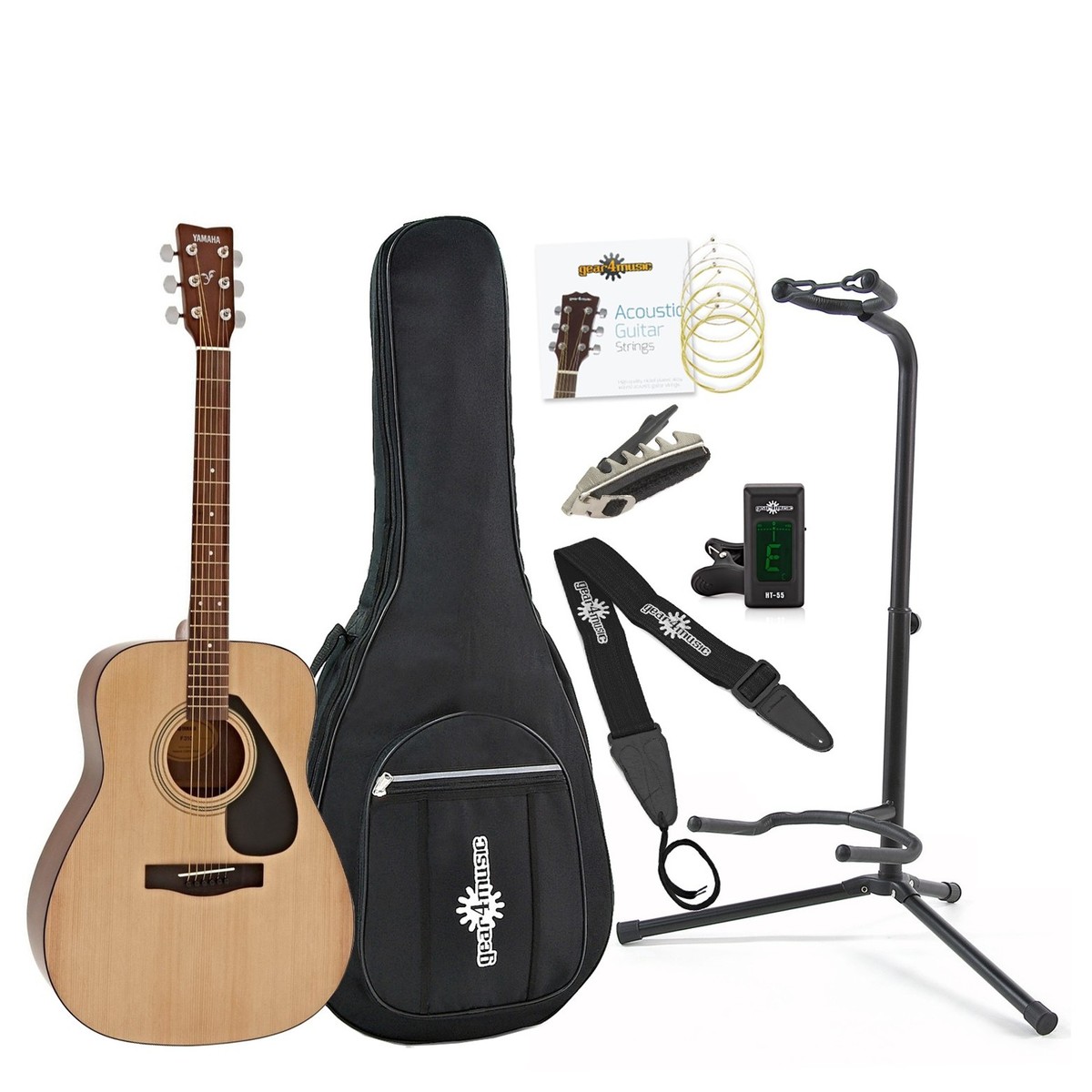 Yamaha F310 Acoustic with Gear4music Accessory Pack