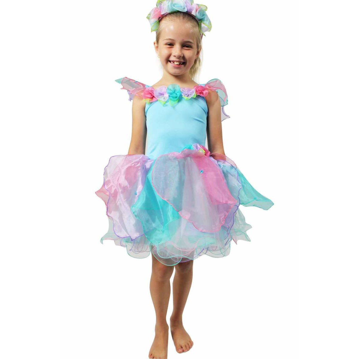 Fairygirls Wish Fairy Blue With Wand L 6-8Y