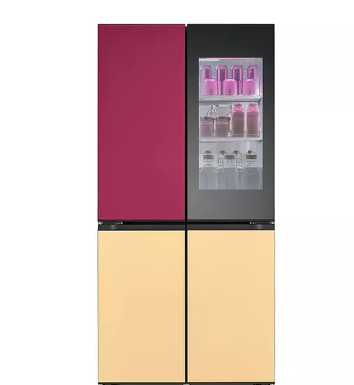 LG MoodUp GMV960NNME American-Style Smart Fridge Freezer - Colour Changing