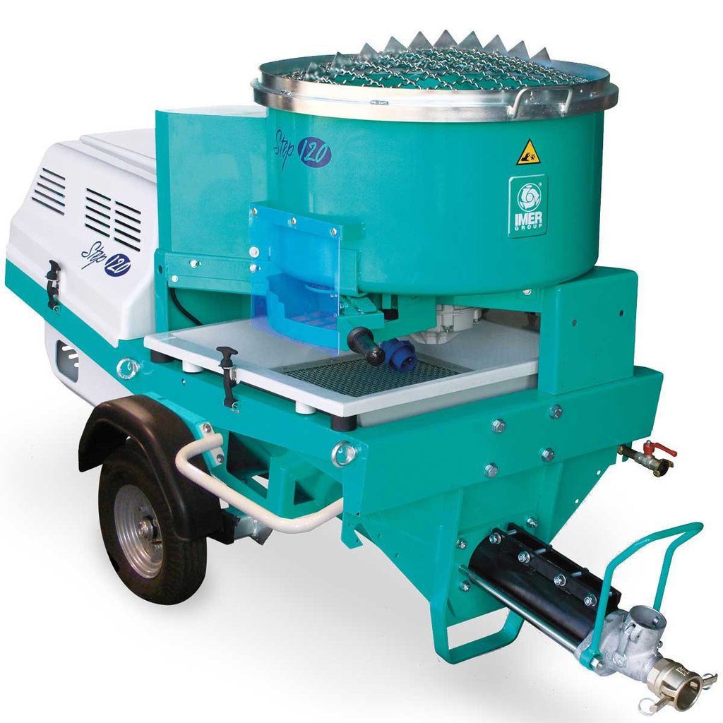 Imer Mortarman Step-up 120 Plus - 1 Phase Spray & Grout Pump - FREE DEPOT SHIPPING (Conditions Apply)