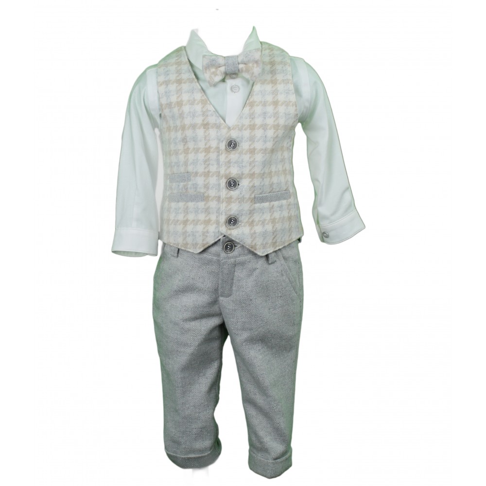 Compl 4 pz lungo - 96 Pearl Grey