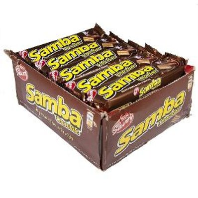 SAMBAÂ® Chocolate Display / SAMBAÂ® de Chocolate Caja 20pk
