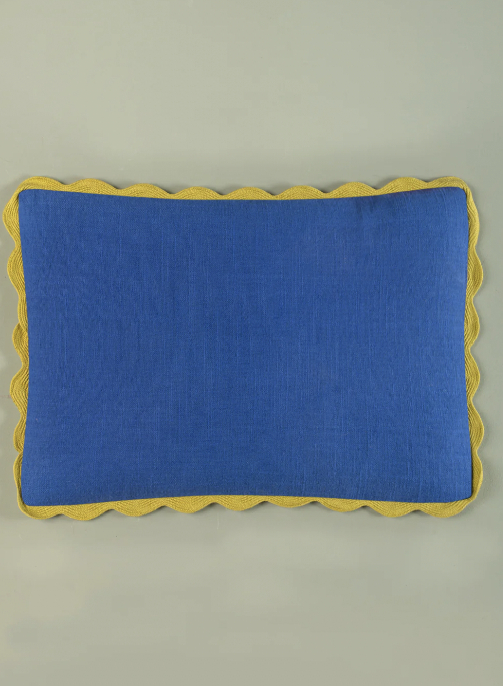 Rectangular Block Colour Cotton Cushion Cover