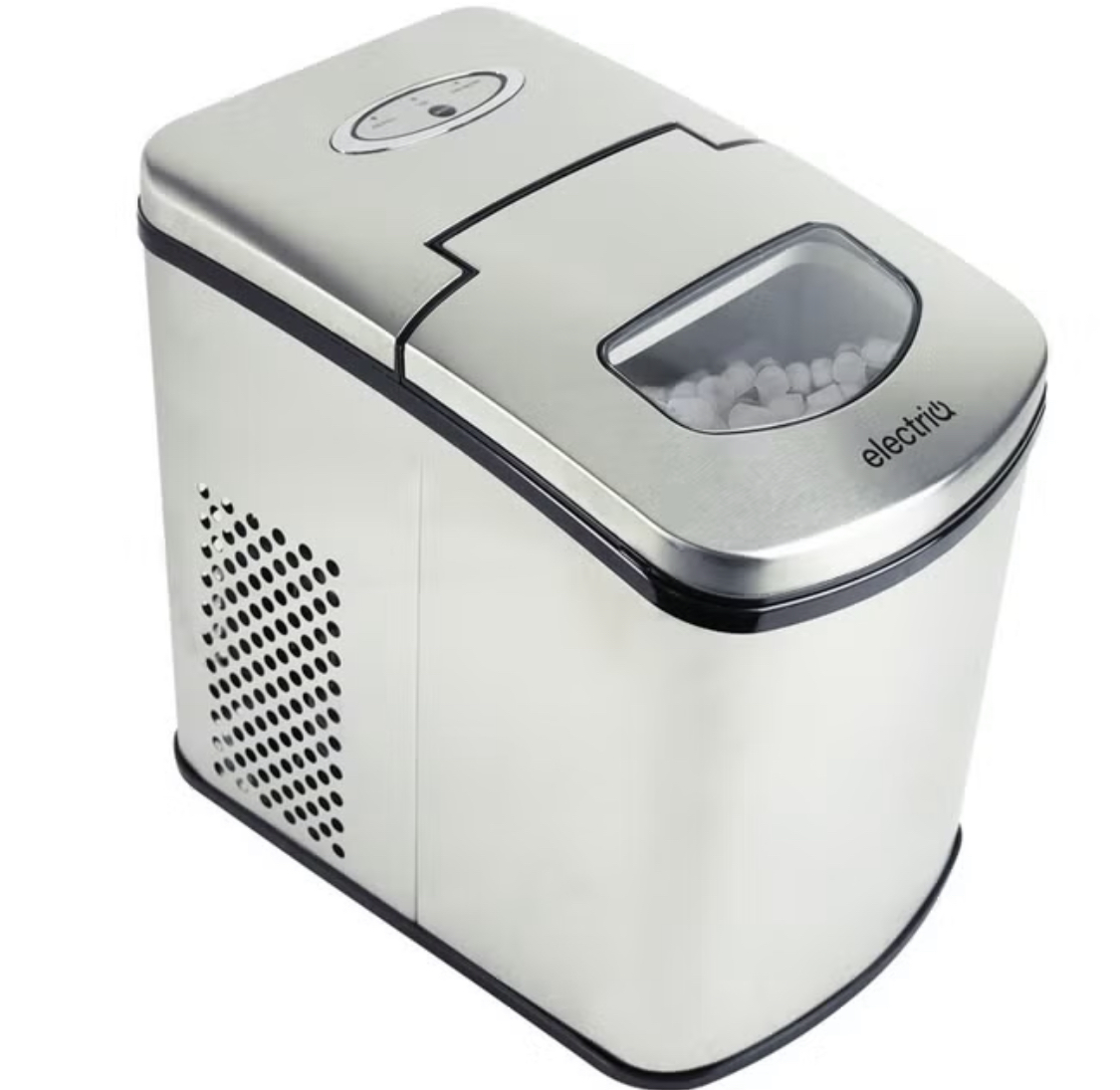 electriQ Countertop Ice Maker in Stainless Steel