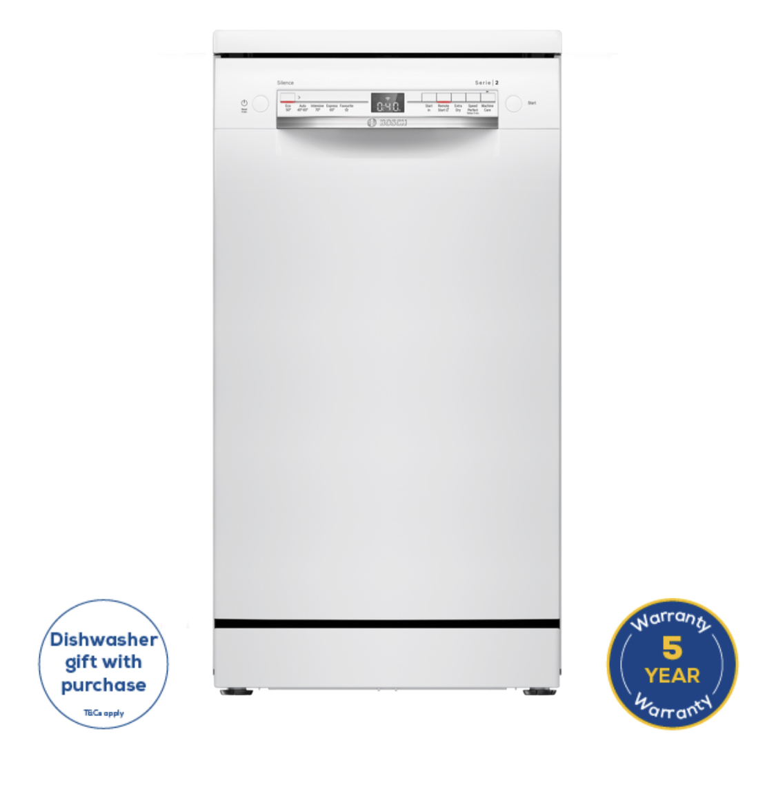 Bosch SPS2IKW01G Dishwasher - White - 9 Place Settings