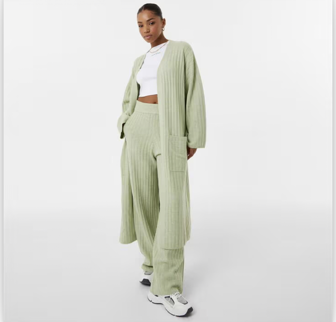 Longline Rib Cardigan