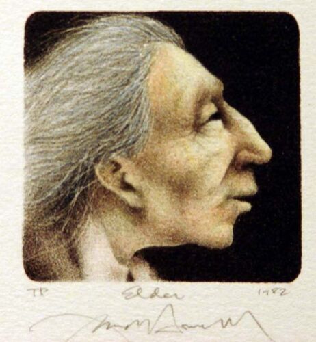 Frank Howell Elder 1982 Original Art Lithograph Hand Signed Artwork