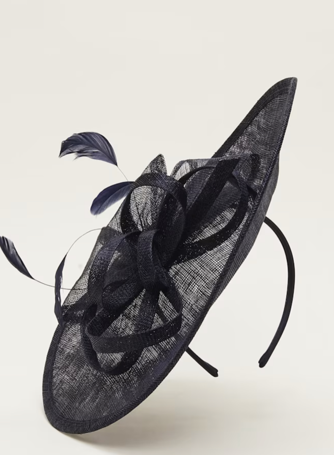 Navy Fascinator