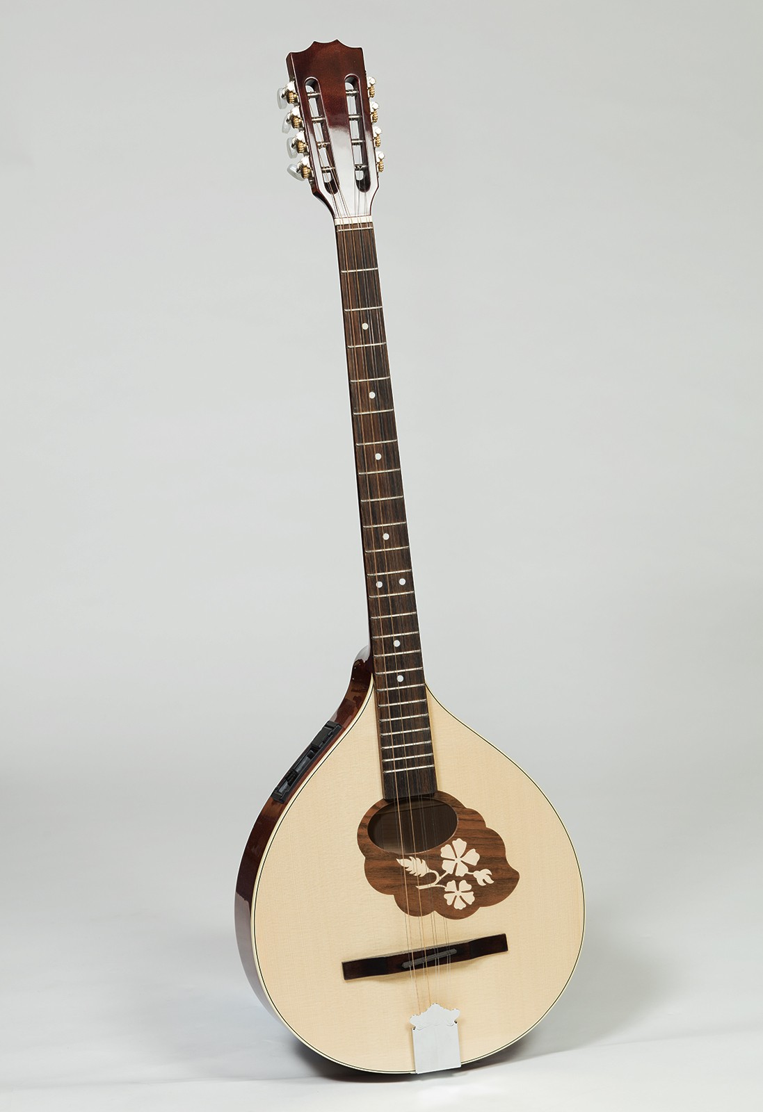 TRADITIONAL IRISH BOUZOUKI WITH EQ, 8 STRINGS MAPLE BODY WITH SPRUCE TOP