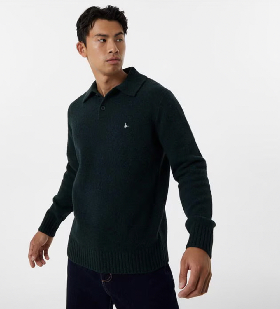 Fuzzy Open Neck Jumper