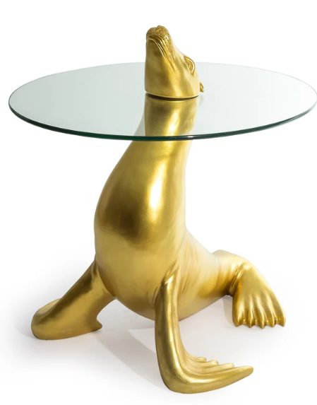 Antique Gold Seal Coffee / Side Table