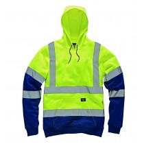 ADJUSTABLE HOODIE TWO TONE XL (YELLOW / NAVY)