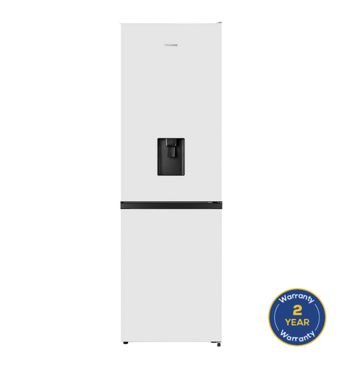 Hisense RB390N4WWE 59.5cm 70/30 Frost Free Fridge Freezer - White