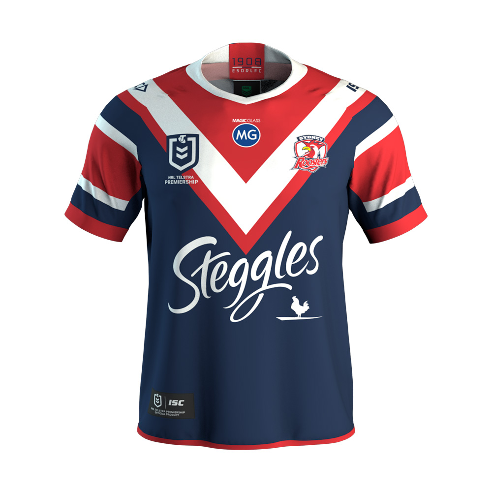 ISC SPORT NRL Roosters Mens Home Jersey