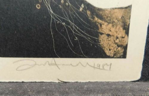 Frank Howell Night Traces 1984 Hand Color LITHOGRAPH ARTWORK SIGNED Make Offer!