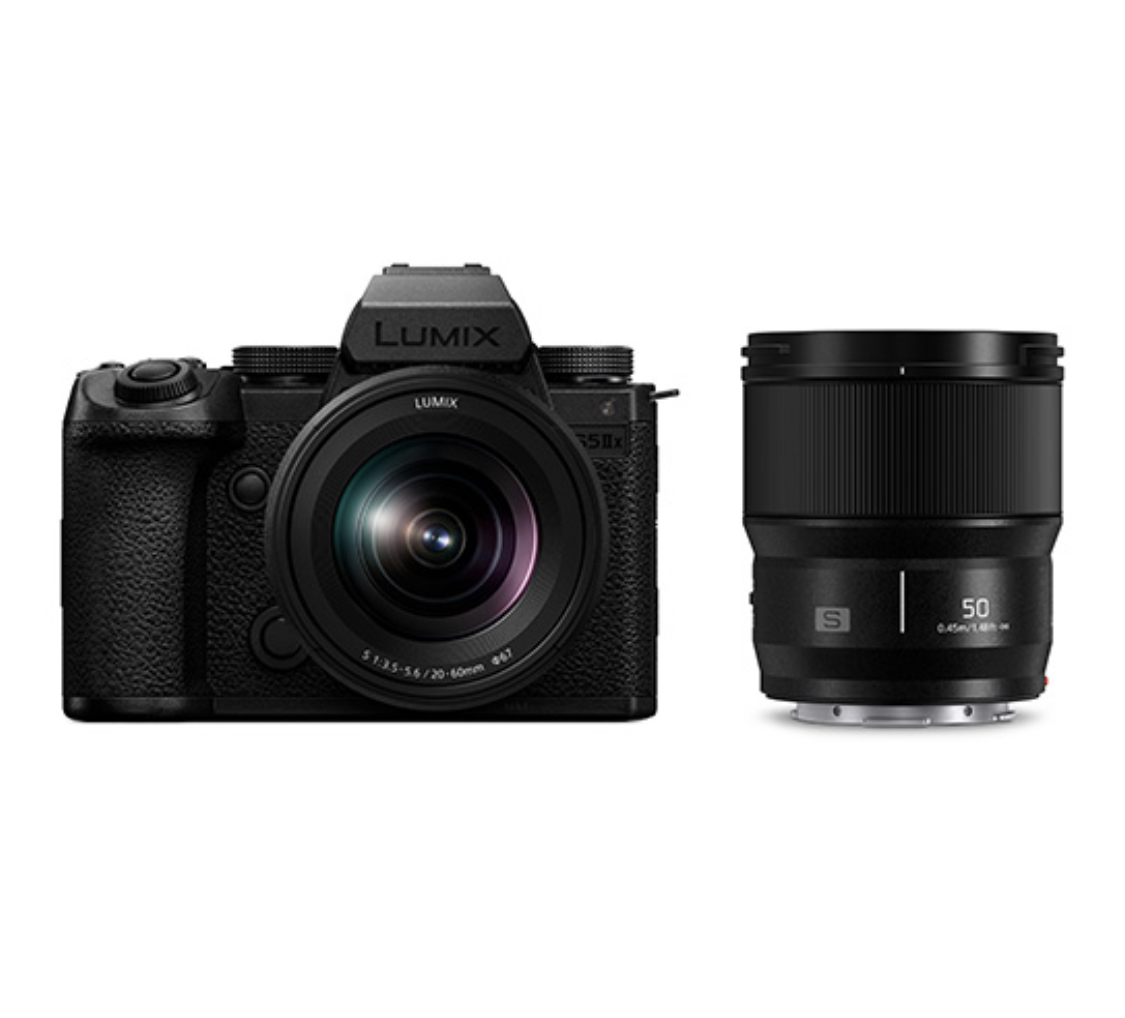 Panasonic LUMIX S5 II X with 20-60mm and 50mm Lenses