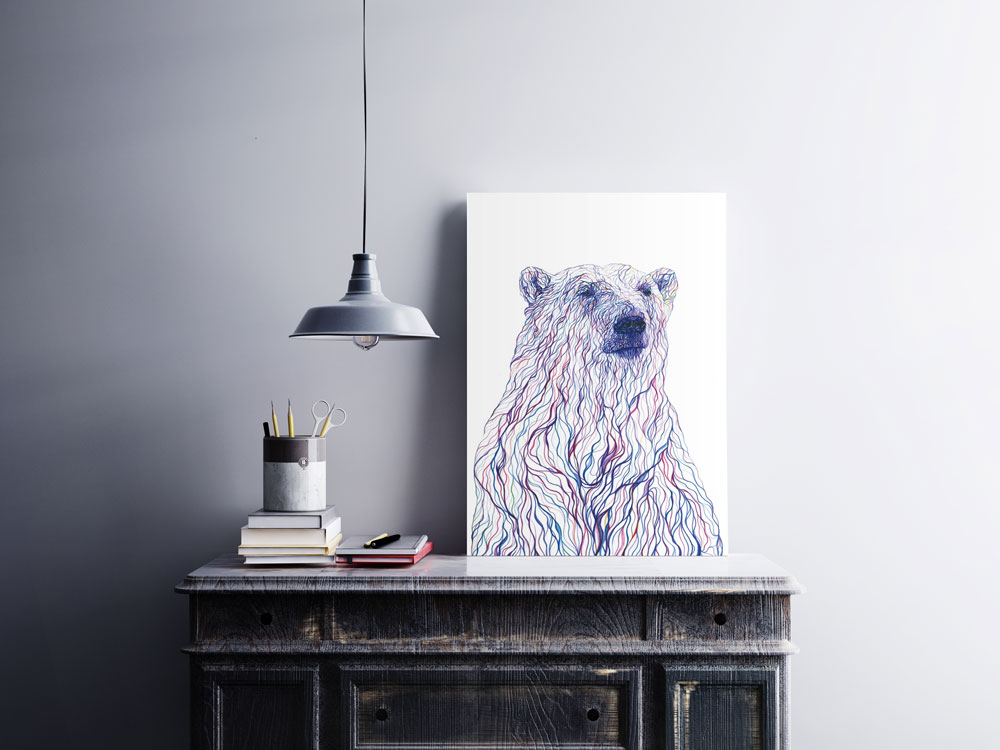 Polar Bear â€“ Signed GiclÃ©e Print